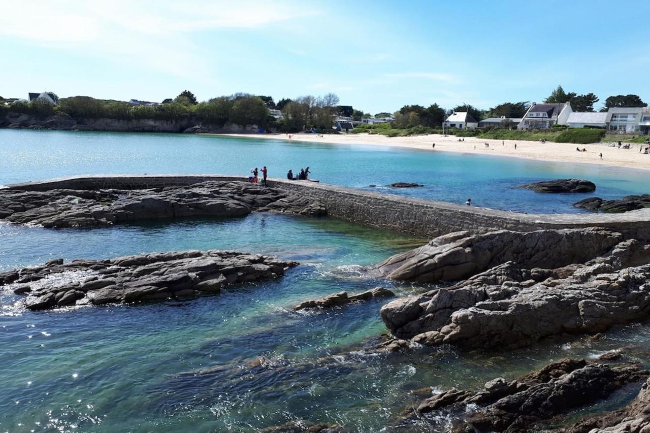 Charmante Maisonnette A 2 Pas Des Plagespiscine Guidel Exteriör bild
