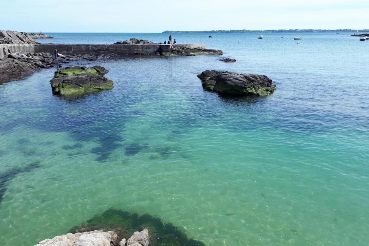 Charmante Maisonnette A 2 Pas Des Plagespiscine Guidel Exteriör bild